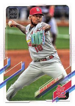 2021 Topps #496 Carlos Martinez Front