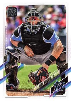 2021 Topps #593 Chad Wallach Front