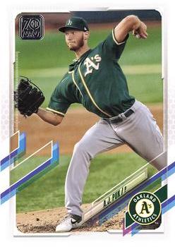2021 Topps #636 A.J. Puk Front