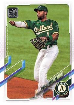 2021 Topps #651 Elvis Andrus Front
