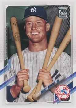2021 Topps #52 Mickey Mantle Front