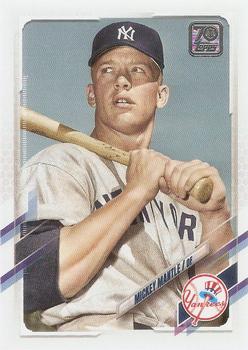 2021 Topps #52 Mickey Mantle Front