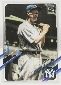 2021 Topps #525 Lou Gehrig Front