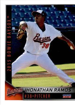 2015 Choice Bowie Baysox Update #42 Jhonathan Ramos Front