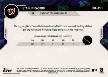 2020 Topps Now Road to Opening Day Summer Camp - Red #OD-491 Starlin Castro Back