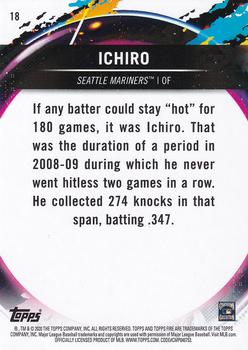2020 Topps Fire #18 Ichiro Back