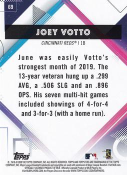 2020 Topps Fire #69 Joey Votto Back