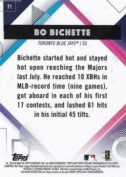 2020 Topps Fire #71 Bo Bichette Back
