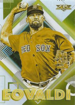 2020 Topps Fire - Gold Minted #21 Nathan Eovaldi Front