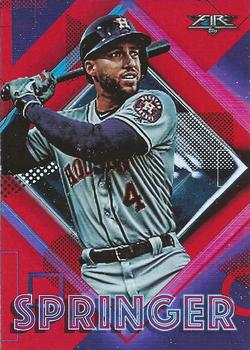 2020 Topps Fire - Flame #126 George Springer Front