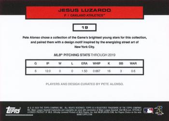 2020 Topps x Pete Alonso #19 Jesus Luzardo Back