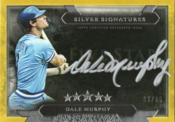 2020 Topps Five Star - Silver Signatures Gold #SS-DMU Dale Murphy Front