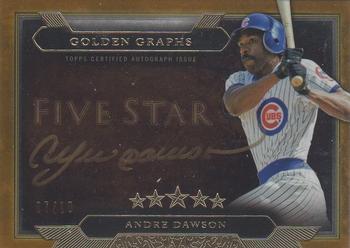 2020 Topps Five Star - Golden Graphs Gold #GG-AD Andre Dawson Front