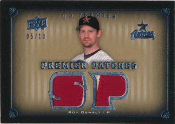 2008 Upper Deck Premier - Patches Silver #PP2-RO Roy Oswalt Front