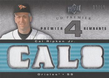 2008 Upper Deck Premier - Remnants Quad #PR4-CR Cal Ripken Jr. Front
