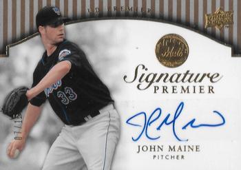2008 Upper Deck Premier - Signature Premier Gold #SP-JM John Maine Front