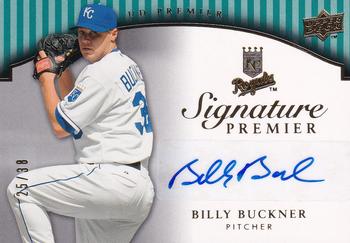 2008 Upper Deck Premier - Signature Premier Gold Jersey Number #SP-BB Billy Buckner Front