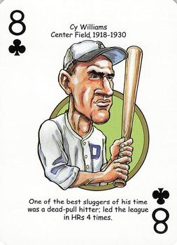 2006 Hero Decks Philadelphia Phillies Baseball Heroes Playing Cards #8♣ Cy Williams Front