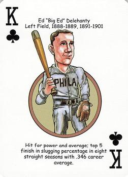 2006 Hero Decks Philadelphia Phillies Baseball Heroes Playing Cards #K♣ Ed Delahanty Front