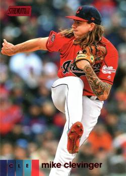 2020 Stadium Club - Red Foil #27 Mike Clevinger Front