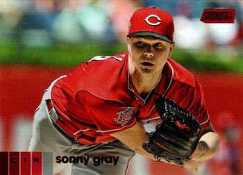 2020 Stadium Club - Red Foil #125 Sonny Gray Front
