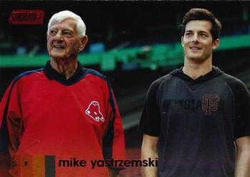2020 Stadium Club - Red Foil #197 Mike Yastrzemski Front