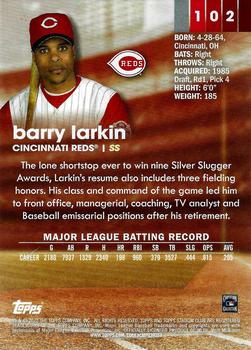 2020 Stadium Club - Photographer's Proof #102 Barry Larkin Back
