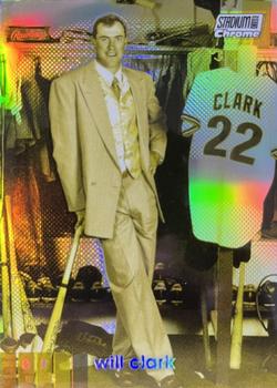 2020 Stadium Club - Chrome Gold Minted Refractor #200 Will Clark Front