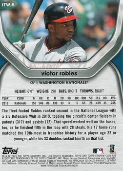 2020 Stadium Club - In the Wings #ITW-5 Victor Robles Back