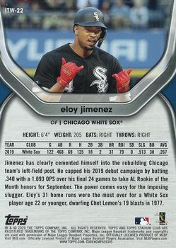 2020 Stadium Club - In the Wings #ITW-22 Eloy Jimenez Back