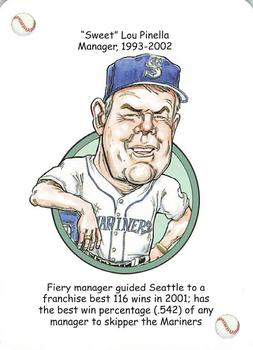 2008 Hero Decks Seattle Mariners Baseball Heroes Playing Cards #NNO Lou Piniella Front