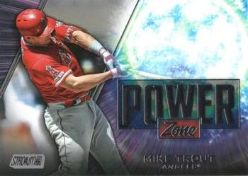 2020 Stadium Club - Power Zone #PZ-3 Mike Trout Front
