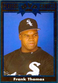 1992 Cartwrights Players Choice MVP - Blue Foil #1 Frank Thomas Front