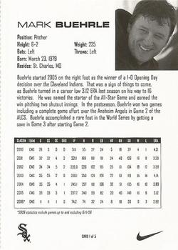 2006 Nike Pro Chicago White Sox #1 Mark Buehrle Back