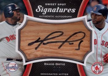 2008 Upper Deck Sweet Spot - Signatures Bat Barrel Black Ink #DO David Ortiz Front