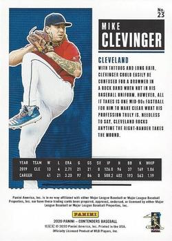 2020 Panini Contenders #23 Mike Clevinger Back