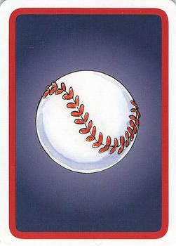 2006 Hero Decks Cleveland Indians Baseball Heroes Playing Cards #5♣ Ken Keltner Back