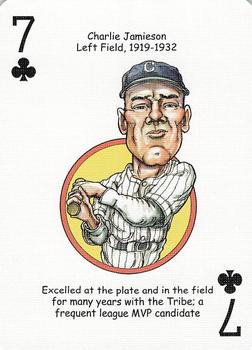 2006 Hero Decks Cleveland Indians Baseball Heroes Playing Cards #7♣ Charlie Jamieson Front