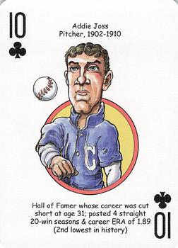 2006 Hero Decks Cleveland Indians Baseball Heroes Playing Cards #10♣ Addie Joss Front