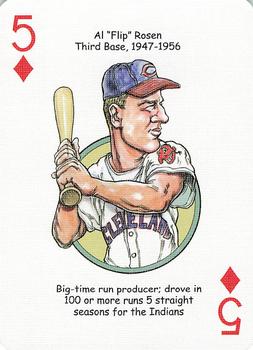 2006 Hero Decks Cleveland Indians Baseball Heroes Playing Cards #5♦ Al 