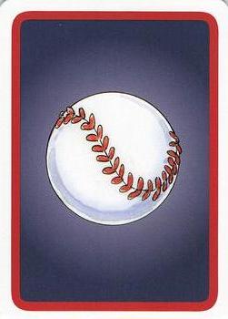 2006 Hero Decks Cleveland Indians Baseball Heroes Playing Cards #Q♥ Len Barker Back