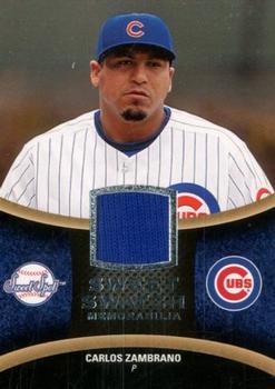 2008 Upper Deck Sweet Spot - Swatches #SS-CZ Carlos Zambrano Front