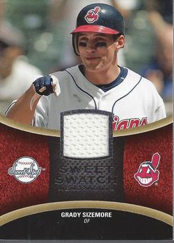 2008 Upper Deck Sweet Spot - Swatches #SS-GS Grady Sizemore Front