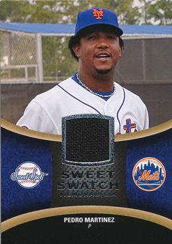 2008 Upper Deck Sweet Spot - Swatches #SS-PM Pedro Martinez Front