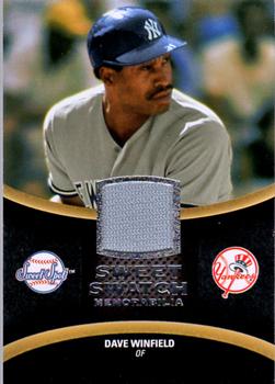 2008 Upper Deck Sweet Spot - Swatches #SS-WI Dave Winfield Front