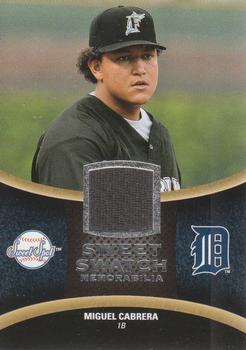 2008 Upper Deck Sweet Spot - Swatches #SS-MC Miguel Cabrera Front