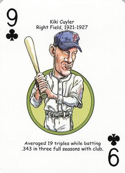 2006 Hero Decks Pittsburgh Pirates Baseball Heroes Playing Cards #9♣ Kiki Cuyler Front