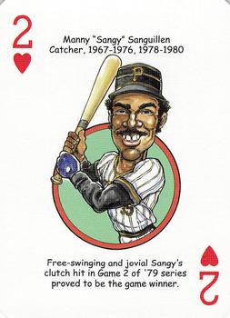 2006 Hero Decks Pittsburgh Pirates Baseball Heroes Playing Cards #2♥ Manny 