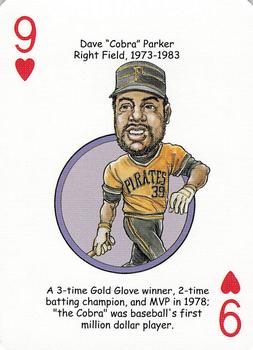 2006 Hero Decks Pittsburgh Pirates Baseball Heroes Playing Cards #9♥ Dave 
