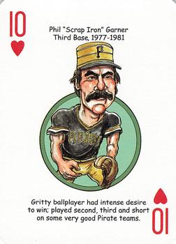 2006 Hero Decks Pittsburgh Pirates Baseball Heroes Playing Cards #10♥ Phil 